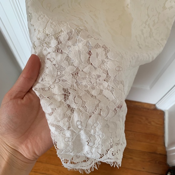 LULUS WHITE LACE DRESS - Picture 5 of 6